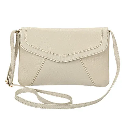 Vintage Casual PU Leather Crossbody Bag