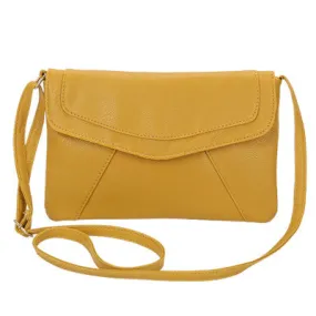 Vintage Casual PU Leather Crossbody Bag