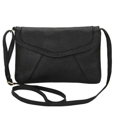 Vintage Casual PU Leather Crossbody Bag