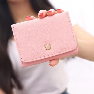 Women's Short Elegant Card Holder Wallet Purse