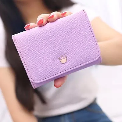 Women's Short Elegant Card Holder Wallet Purse