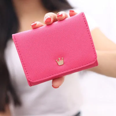 Women's Short Elegant Card Holder Wallet Purse