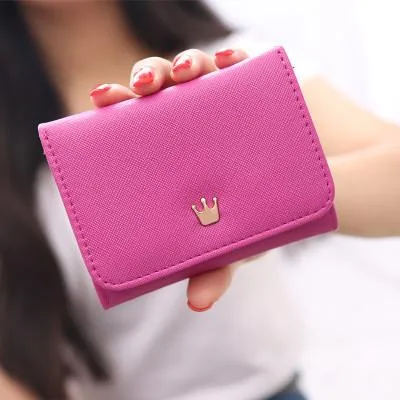 Women's Short Elegant Card Holder Wallet Purse