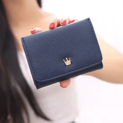 Women's Short Elegant Card Holder Wallet Purse